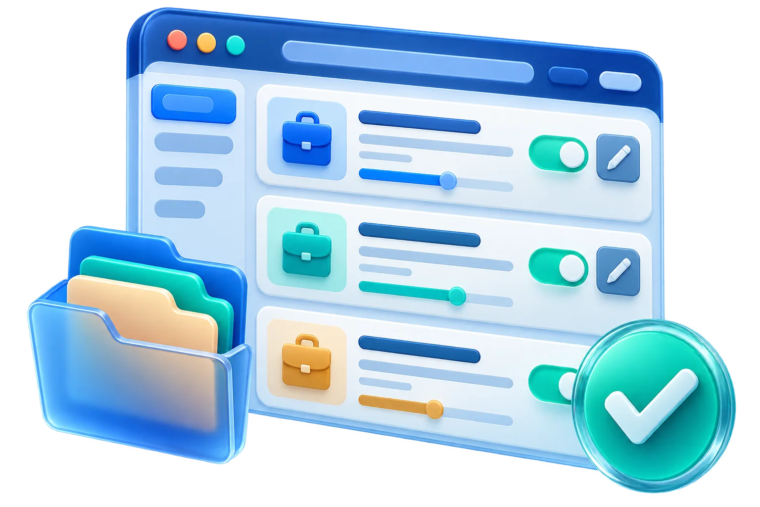 Ilustrasi dashboard terpusat