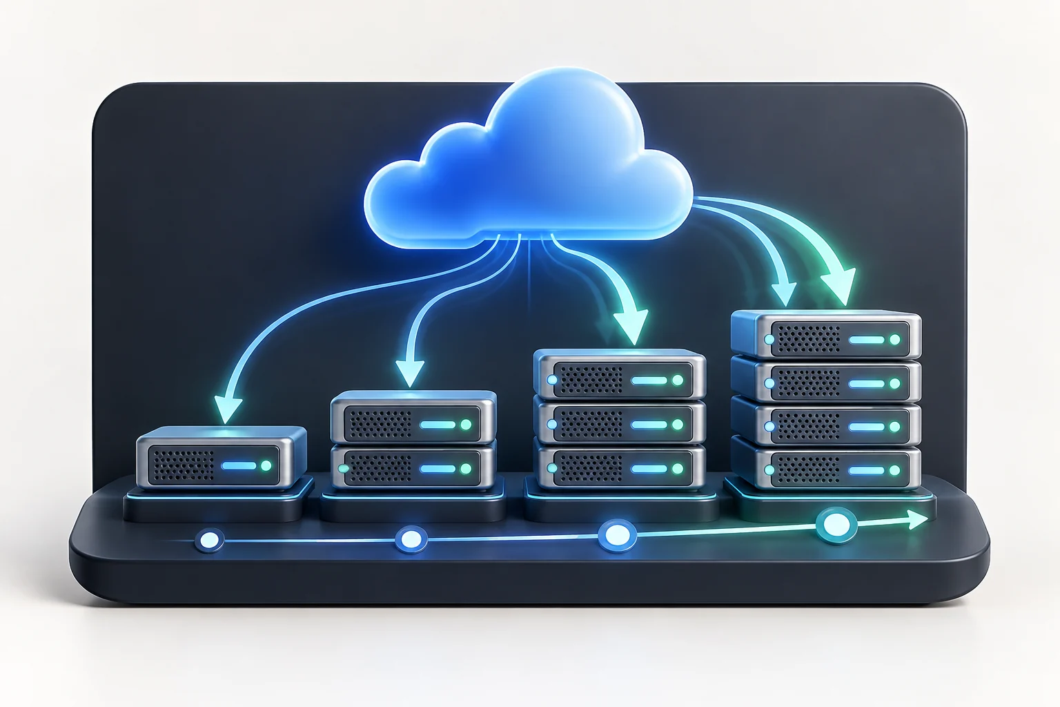 Infrastruktur cloud server tangguh