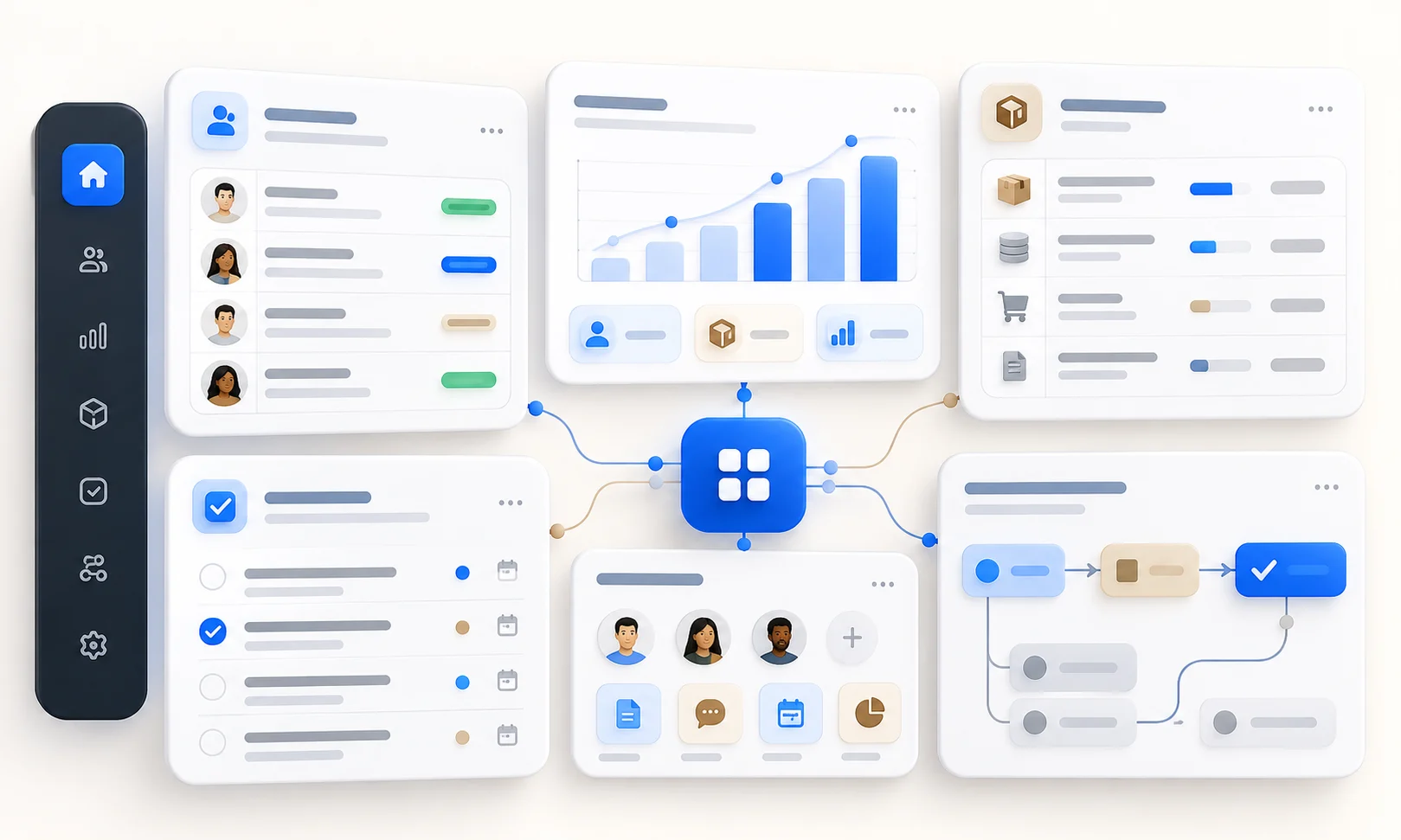 Modular custom web app dan platform bisnis