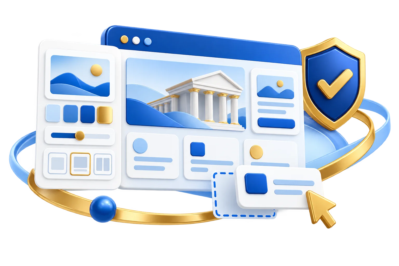 Ilustrasi dashboard terpusat